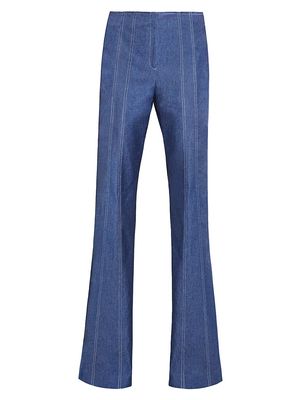 Women's Bella Flared Pants - Celeste Blue - Size 10