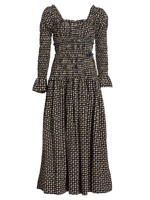 Women's Bellamy Maxi Dress - Noir Countryside Paisley - Size Large