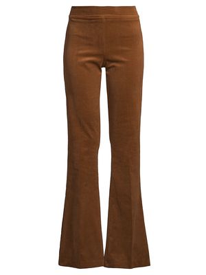 Women's Bellini Corduroy Flare Pants - Cognac - Size 0