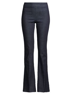 Women's Bellini Stretch-Denim Boot-Cut Pants - Dark Denim - Size 2
