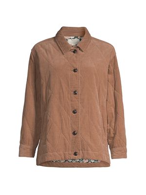 Women's Betty Button-Front Jacket - Fawn - Size Medium - Fawn - Size Medium