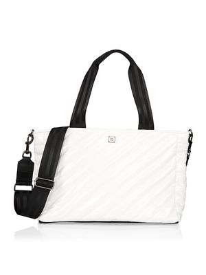 Women's Biba Quilted Tote - White Patent - White Patent