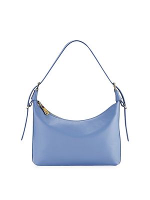 Women's Blake Leather Shoulder Bag - French Blue