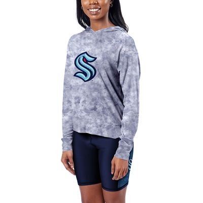 Women's Blue Seattle Kraken Pullover Hoodie