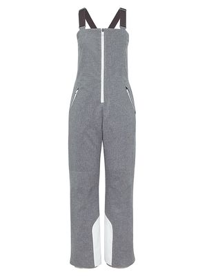 Women's Bonded Wool Flannel Mountain Jumpsuits - Light Grey - Size XXS