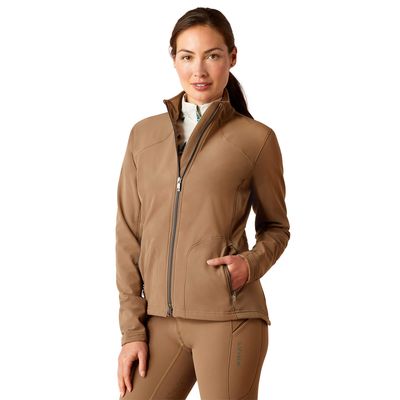 Women's Boreas Full Zip Jacket in Canteen, Size: XS by Ariat