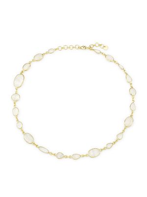 Women's Candies 24K Gold-Plated & Moonstone Dew Necklace - Moonstone