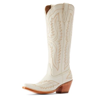 Women's Casanova Western Boots in Blanco Leather