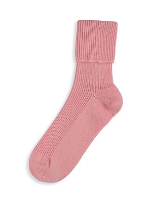 Women's Cashmere Bed Socks - Rose Pink - Rose Pink