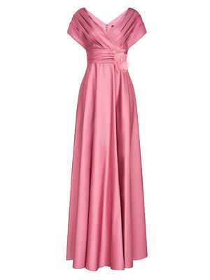 Women's Cecelia Draped A-Line Gown - Vintage Primrose - Size 2