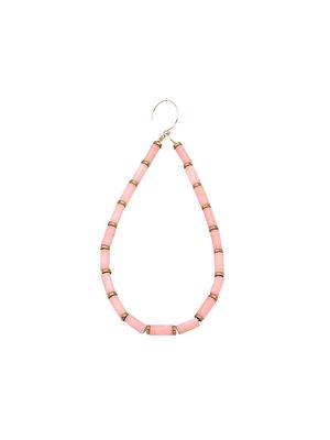 Women's Cecile Goldtone & Sea Bamboo Beaded Earring - Pink