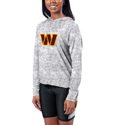 Women's Certo Gray Washington Commanders Session Pullover Hoodie