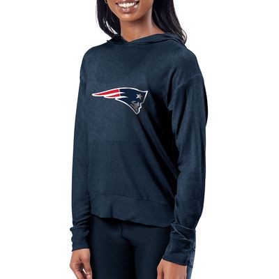 Women's Certo Navy New England Patriots Pullover Hoodie