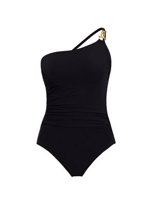 Women's Charlize One-Piece Swimsuit - Black - Size 8 - Black - Size 8
