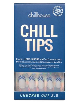 Women's Chill Tips Checked Out 2.0 Press-On Nails