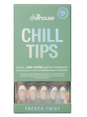 Women's Chill Tips French Twist Press-On Nails