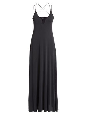 Women's Christy Strappy Maxi Dress - Black - Size XS