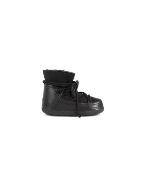 Women's Classic Leather Shearling Boots - Black - Size 5 - Black - Size 5