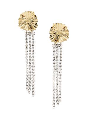 Women's Classics Kalani 18K-Gold-Plated & Crystal Drop Earrings - Gold - Gold