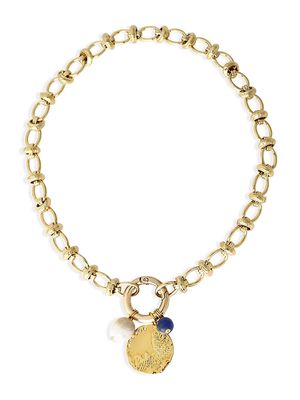 Women's Classics Sky 18K Gold-Plated, Baroque Pearl & Multi-Gemstone Necklace - Gold - Gold