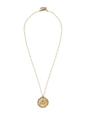 Women's Cleodora 18K-Gold-Plated & -Filled Eye Pendant Necklace - Gold - Gold