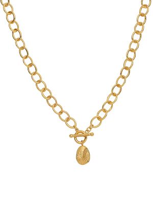 Women's Coco 24K-Gold-Plated Pendant Necklace - Gold - Gold