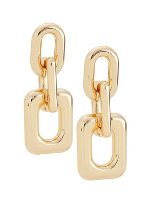 Women's Collins Goldtone Geometric Drop Earrings - Gold - Gold