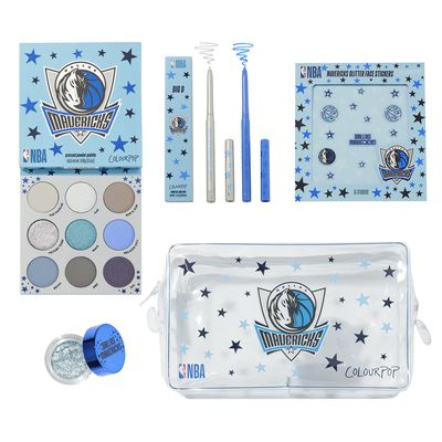 Women's ColourPop Blue Dallas Mavericks NBA Makeup Collection Set