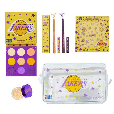 Women's ColourPop Purple Los Angeles Lakers NBA Makeup Collection Set