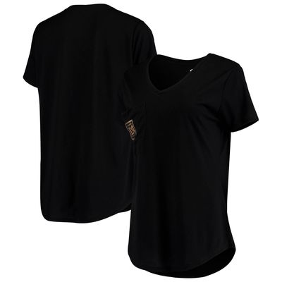 Women's Concepts Sport Black LAFC Unwind Pocket T-Shirt