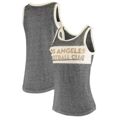 Women's Concepts Sport Charcoal/Cream LAFC Loyalty Tank Top