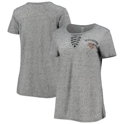 Women's Concepts Sport Gray Houston Dynamo FC Podium T-Shirt