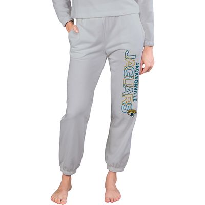Women's Concepts Sport Gray Jacksonville Jaguars Sunray French Terry Pants