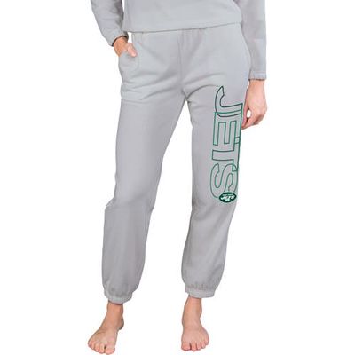 Women's Concepts Sport Gray New York Jets Sunray French Terry Pants