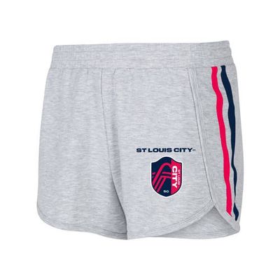Women's Concepts Sport Gray St. Louis City SC Cedar Tri-Blend Shorts