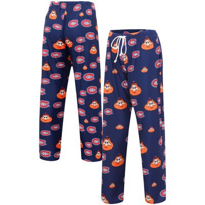 Women's Concepts Sport Navy Montreal Canadiens Gauge Allover Print Knit Sleep Pants
