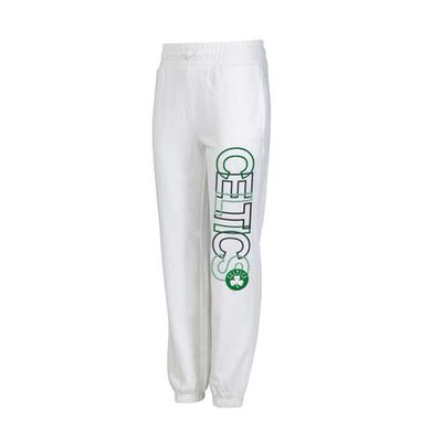 Women's Concepts Sport White Boston Celtics Sunray Pants