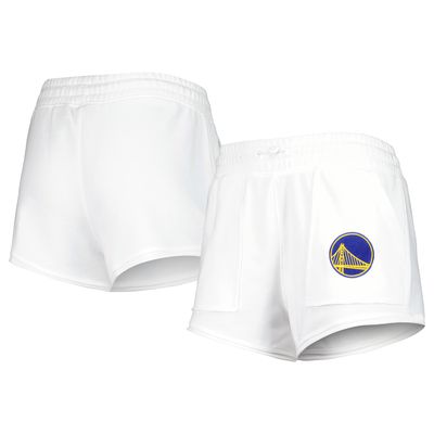 Women's Concepts Sport White Golden State Warriors Sunray Shorts