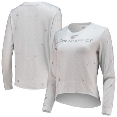 Women's Concepts Sport White Inter Miami CF Accolade Long Sleeve Top