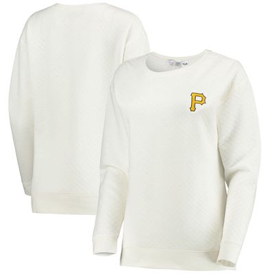 Women's Concepts Sport White Pittsburgh Pirates Lunar Quilt Long Sleeve T-Shirt