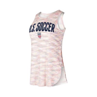 Women's Concepts Sport White USWNT Sunray Tank Top