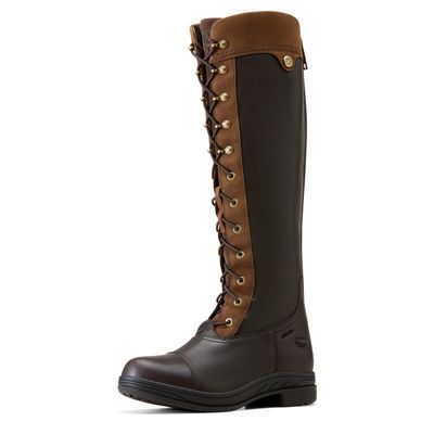 Women's Coniston Max Waterproof Insulated Boots in Ebony Brown, Size: 5.5 B / Medium by Ariat