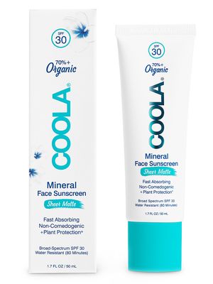 Women's Coola Mineral Sheer Matte Fragrance-Free Face Lotion SPF 30
