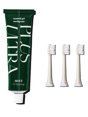 Women's Core 4-Piece Toothpaste & Toothbrush Replacement Head Set