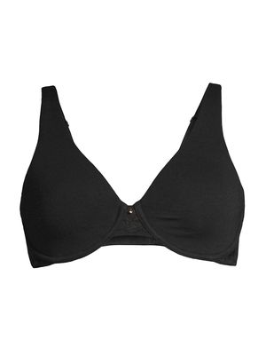 Women's Cotton Touch Unlined Bra - Black - Size 32E