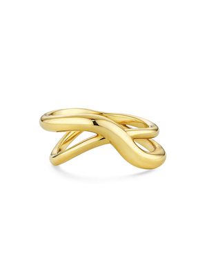 Women's Coup De Coeur 14K Yellow Gold Crisscross Ring - Yellow Gold - Size 6.5