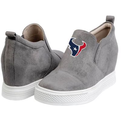 Women's Cuce Gray Houston Texans Snap Slip-On Shoes