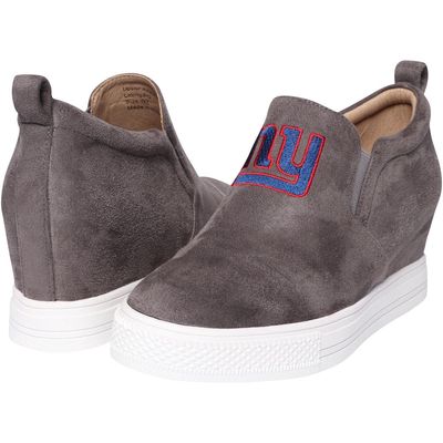 Women's Cuce Gray New York Giants Snap Slip-On Shoes