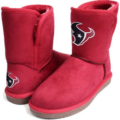 Women's Cuce Houston Texans Touchdown Boots in Red