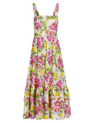 Women's Daniela Embroidered Dress - Pink - Size 12